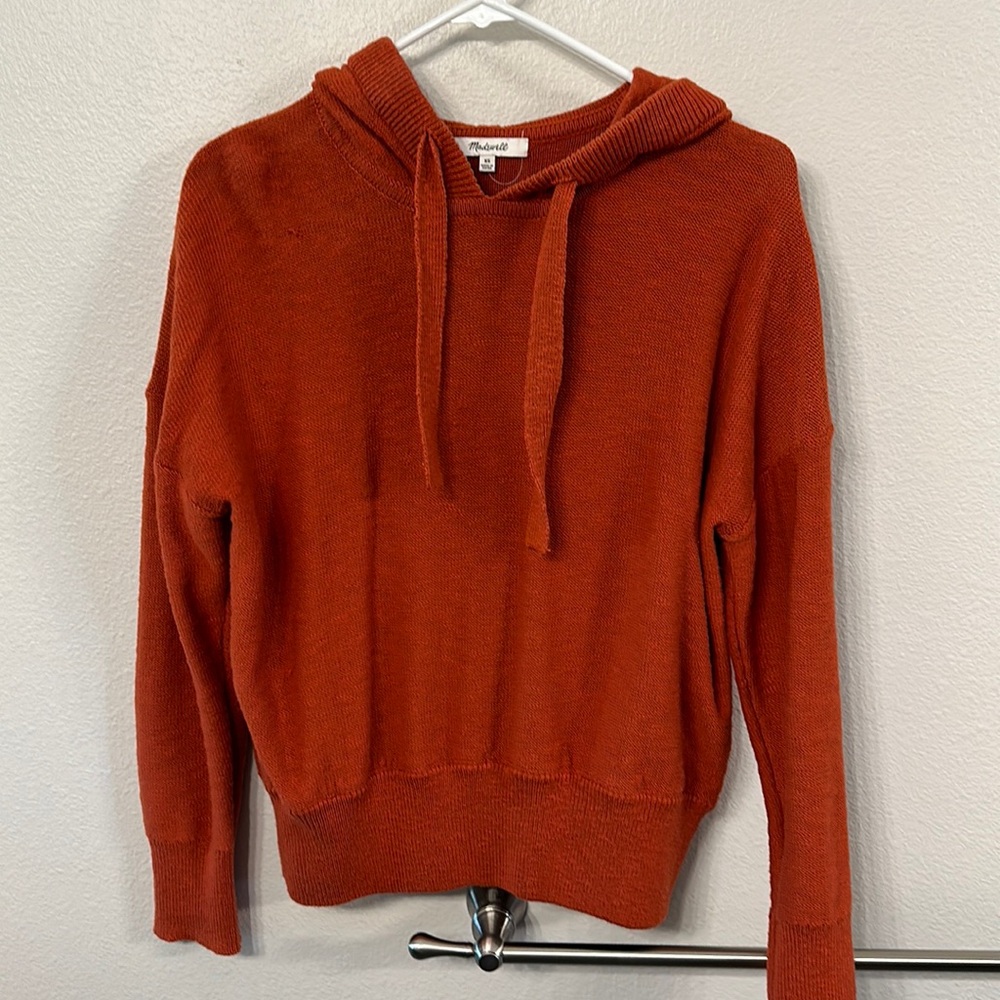Madewell Knit Sweater Hoodie